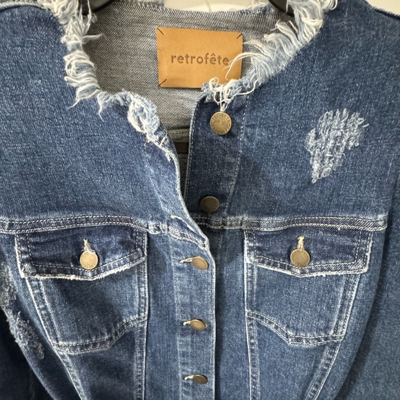 Retrofete Blue Denim Dress - Picture 3 of 8